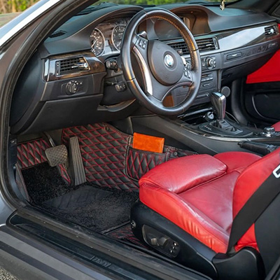 Double Layer Diamond Car floor Mats